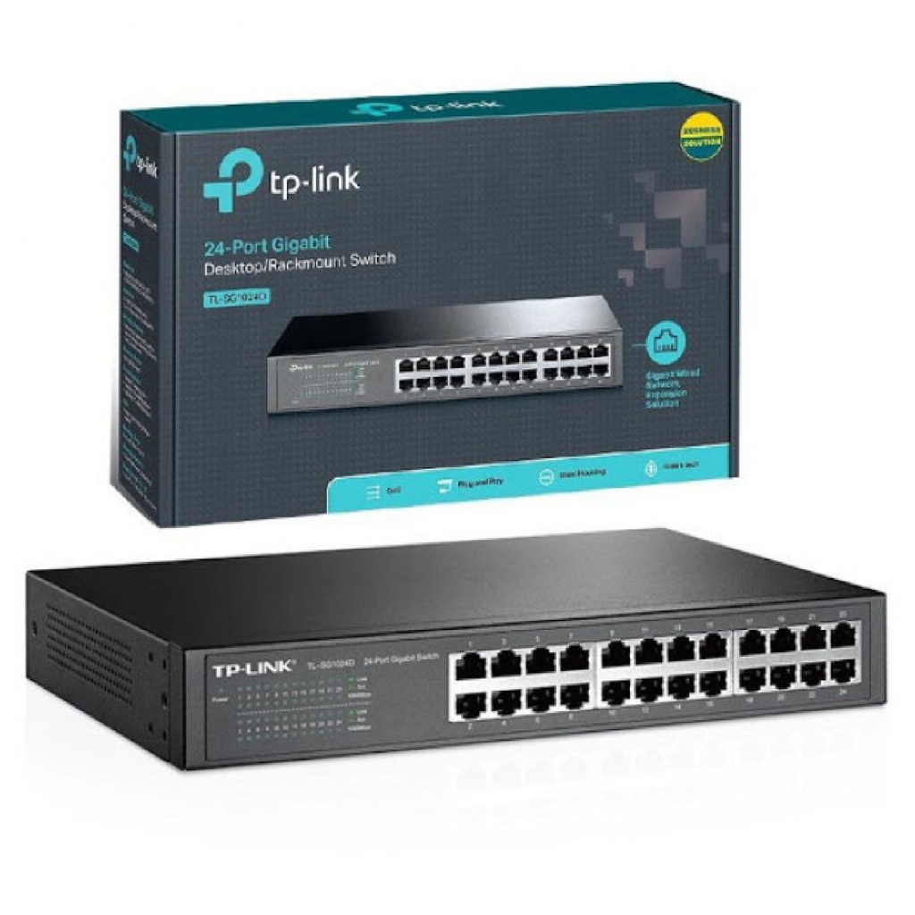 24-Port Unmanaged Giga Rack 10/100/1000 Tp-Link