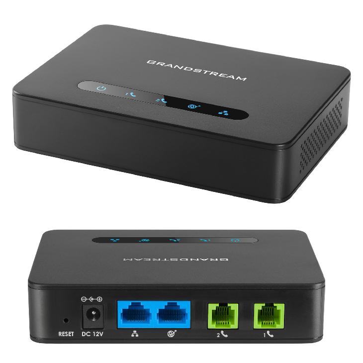 ATA 2FXS UNI  2 PUERTOS 10/100/1000 GRANDSTREAM