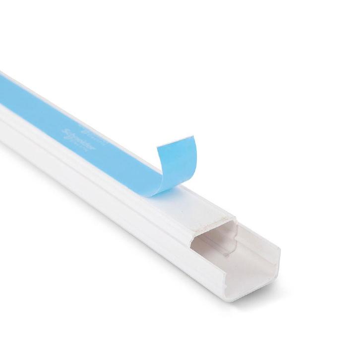 Canaleta 10X10 Con Adhesivo 2Mt Wh (100)