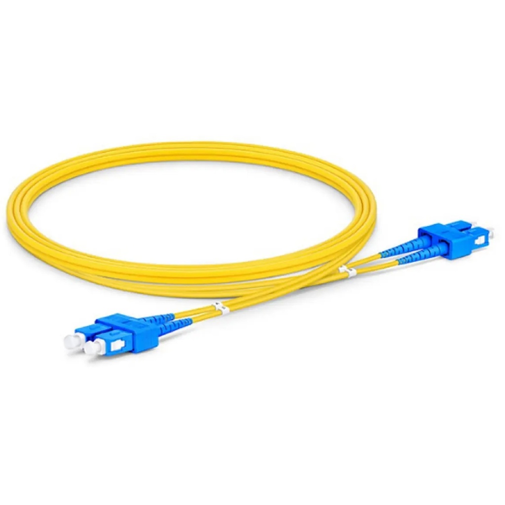 PATCH CORD DE FIBRA OPTICA SC SC  MONOMODO 10 METROS