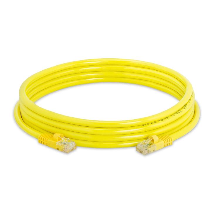Patch Cord Cat5E Amarillo 10' Tekdata