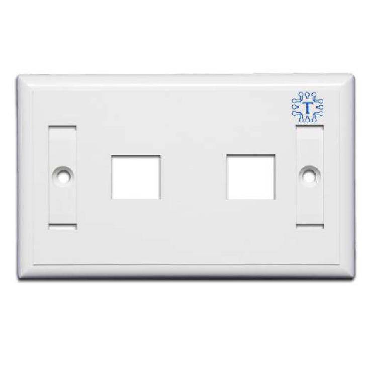 Placa Con Id 2 Pos Blanca