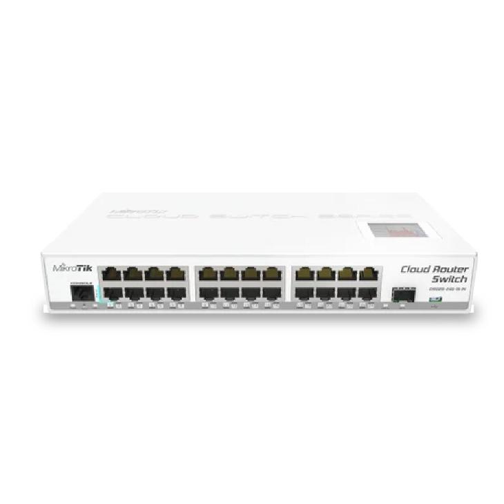 RouterBoard Mikrotik  Cloud Router Switch Layer 3  24 Gbit 1 Sfp