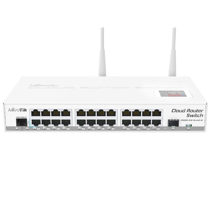 RouterBoard Mikrotik  Cloud Router Switch Layer 3 wireless 24 Gbit 1 Sfp
