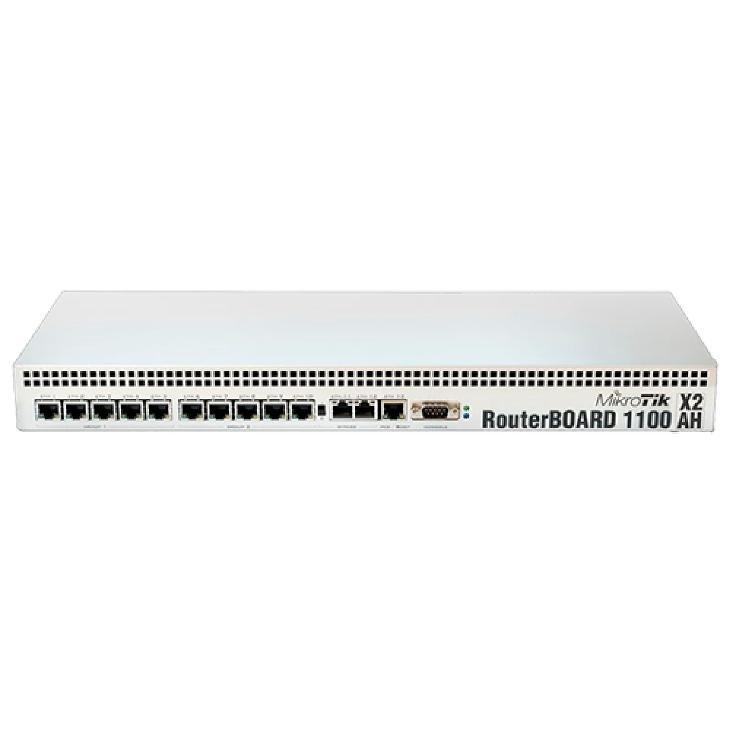 RouterBoard Mikrotik CPU Dual 13 puertos 10/100/100