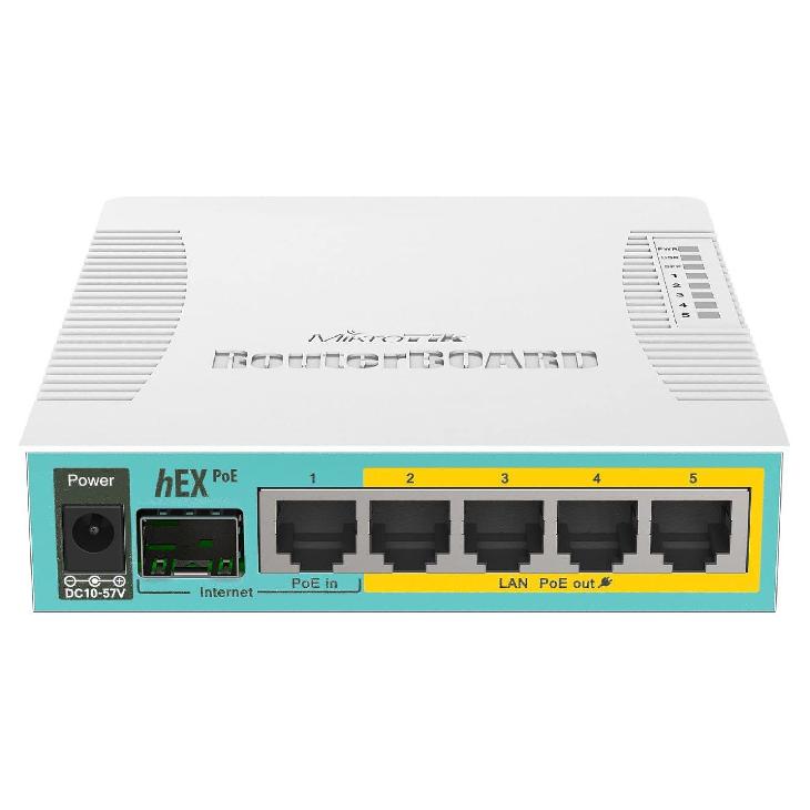 RouterBoard Mikrotik HEX  5Poe Ports 9W Gigabit