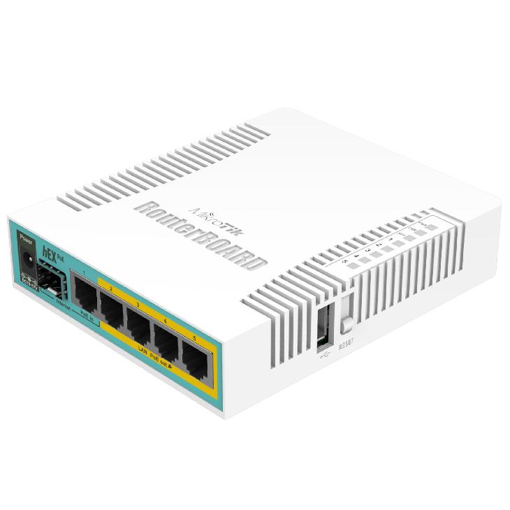 RouterBoard Mikrotik HEX  5Poe Ports 9W Gigabit sfp  Rb960gsp