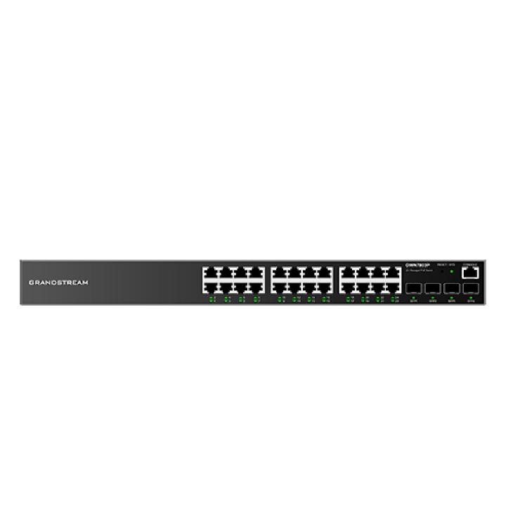 SWITCH GRANDSTREAM 24PUERTOS GIGABIT POE+ 400W L2 +4 SFP