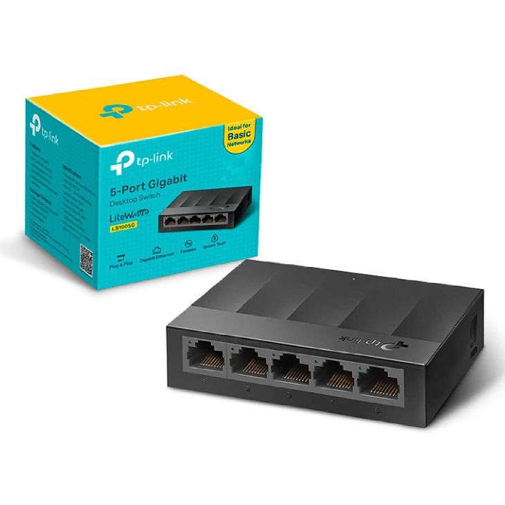 TP-LINK SWITCH 5 PUERTOS 10/100/1000 CASE PLASTICO
