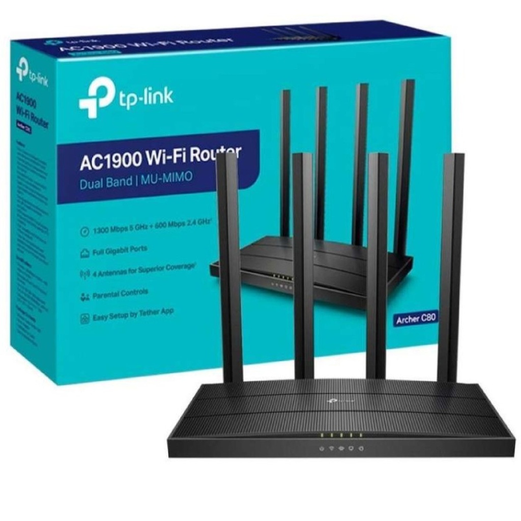 TP-LINK WIFI DUAL BAND GIGABIT ROUTER AC 1900