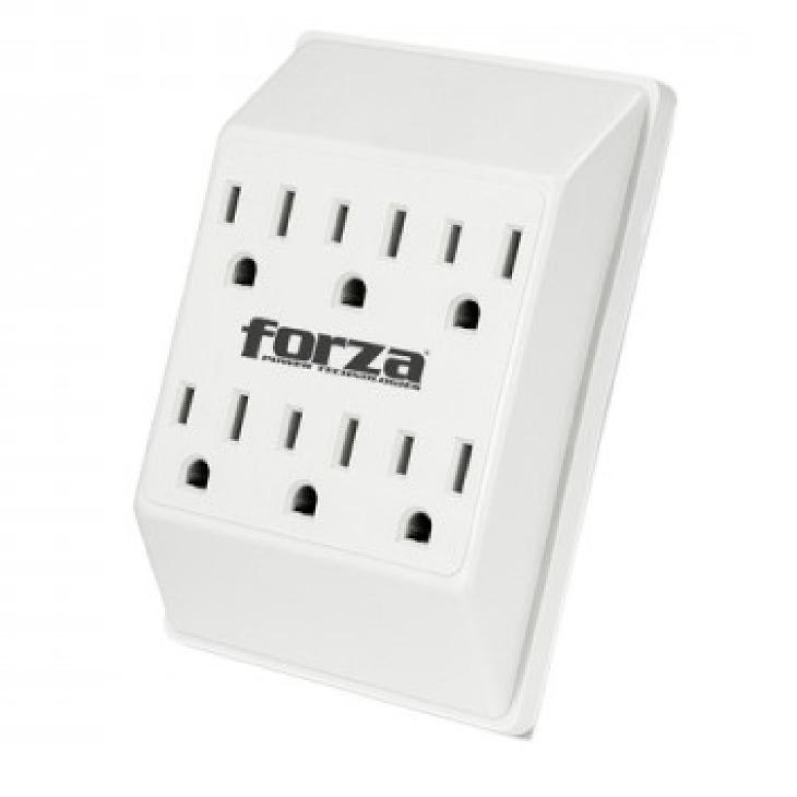 Tomacorriente de Pared  FORZA 6 salidas