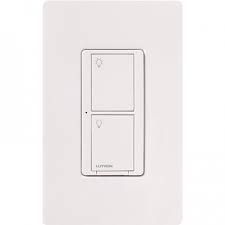 Lutron Caseta 6A RF Neutral Switch WHITE