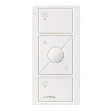 Lutron Pico Remote Control 3 button(on/off/raise/lower/fav), light icon, white