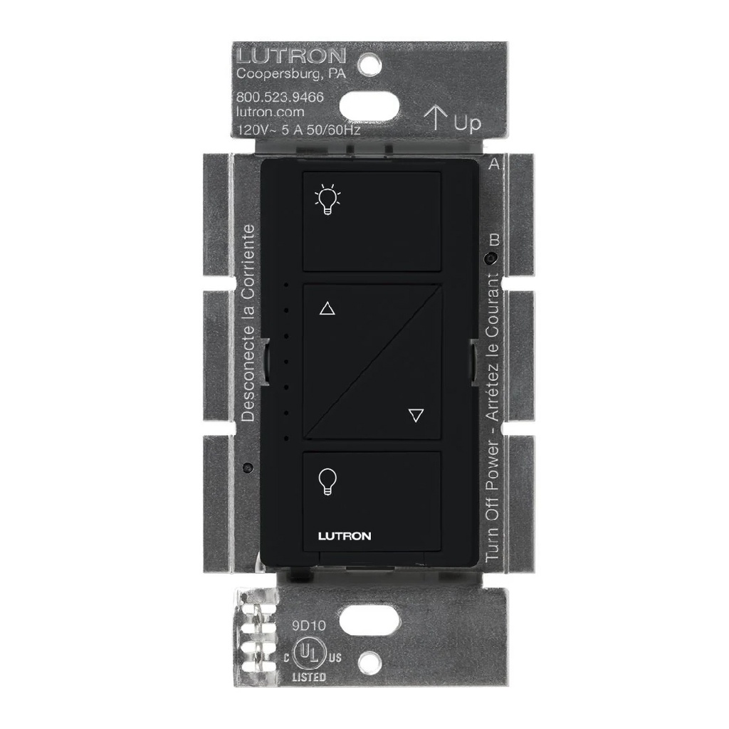 Lutron Caseta Wireless In-wall ELV+ Light Dimmer -Black