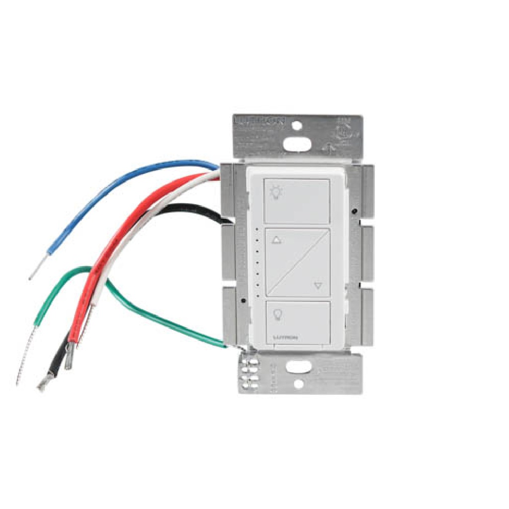 Lutron Caseta Wireless In-Wall 1000w Light Dimmer Pro White