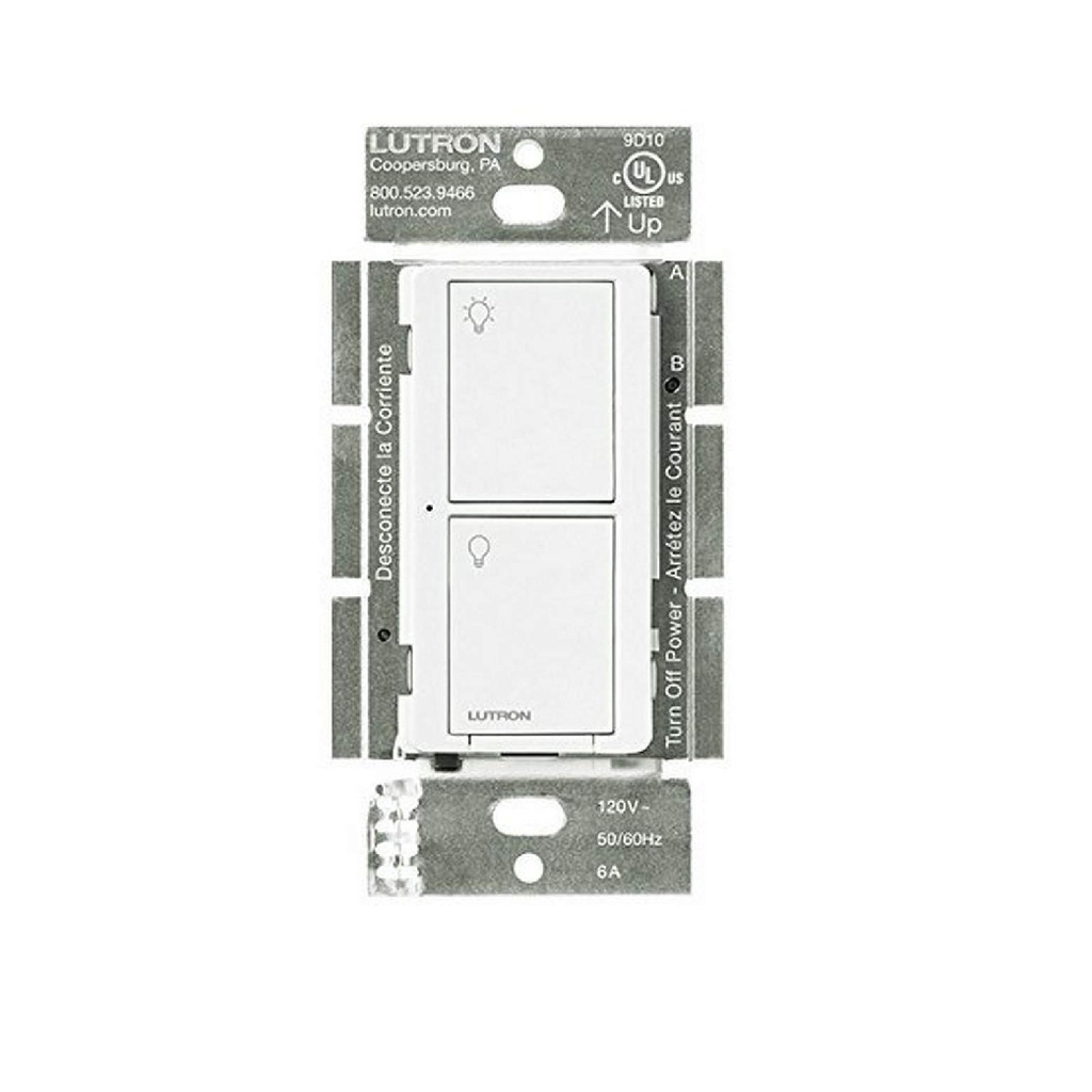 Lutron Caseta Wireless Dual Voltage 5A Switch Pro White