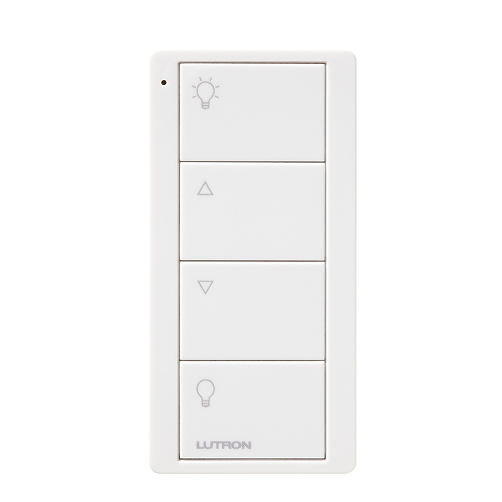 Lutron Pico Remote Control 4 Button Dual Group Remote white