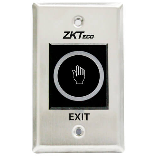 ZK-TECO TLEB102 BOTON DE SALIDA NO TOUCH ALUMINIO 