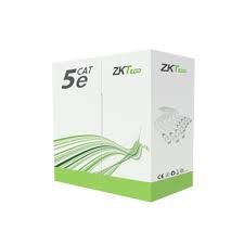 ZK-TECO CABLE CAT5E GRIS 100% COBRE 24AWG 1000 PIES