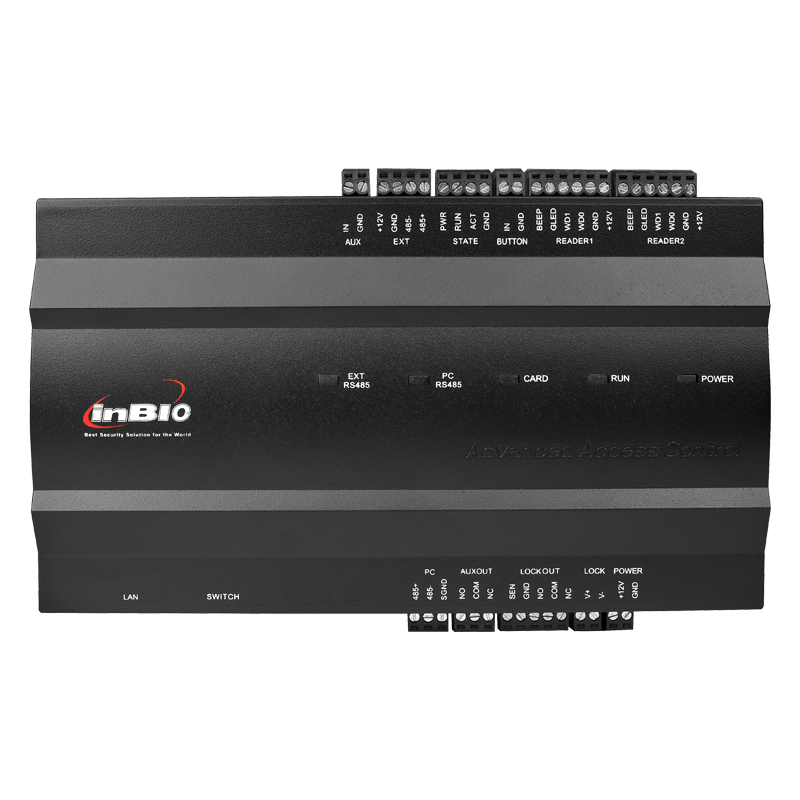 ZK-TECO INBIO460 PANEL DE CONTROL 4 PUERTAS - TCP/IP SOLO PANEL