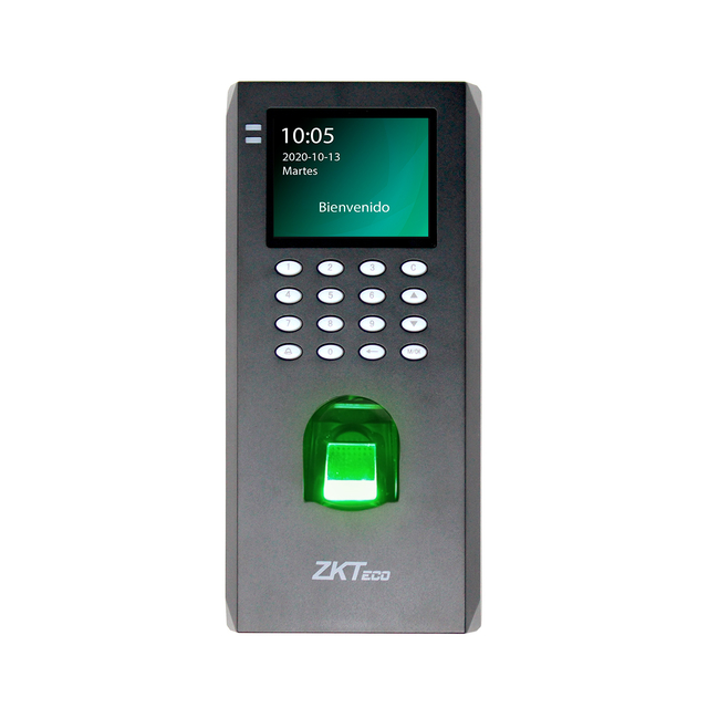 ZK-TECO KIT CONTROL DE ACCESO BIOMETRICO, MAGNETO Y BOTON NO TOUCH