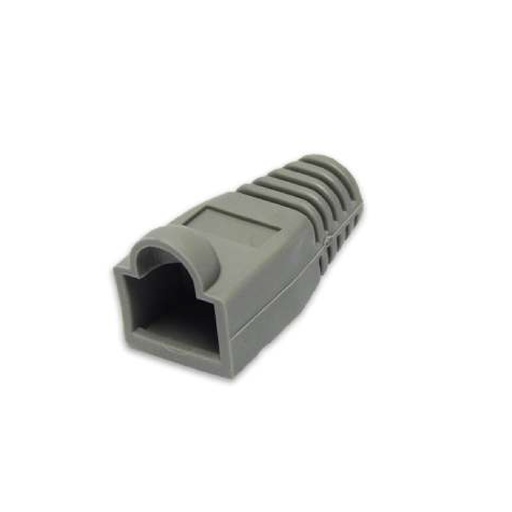 [0.0][BOT-050-GY] Bota Para Patch-Cord Rj-45 Gris Bolsa De 50