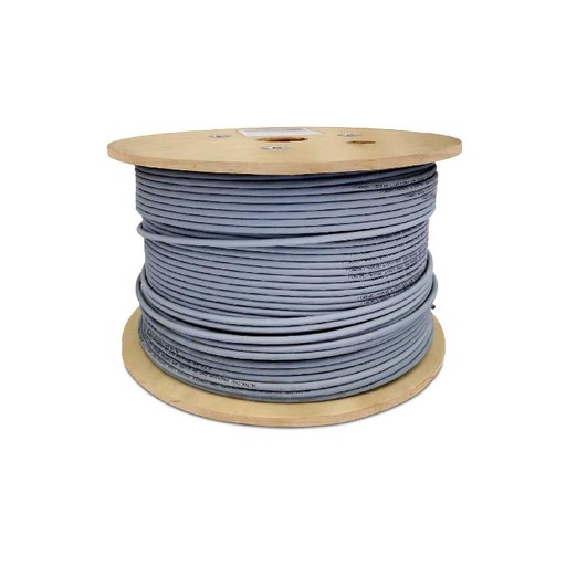 [5.0][CAB-UTP6A-GY] CABLE CAT6A TEKDATA GRIS