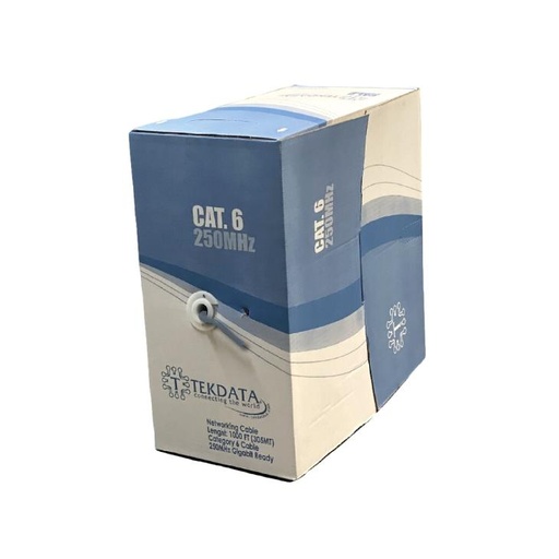 [0.0][CAB-UTP60-GY] Cable Utp Cat 6 1000' Ft 250 Mhz Gris