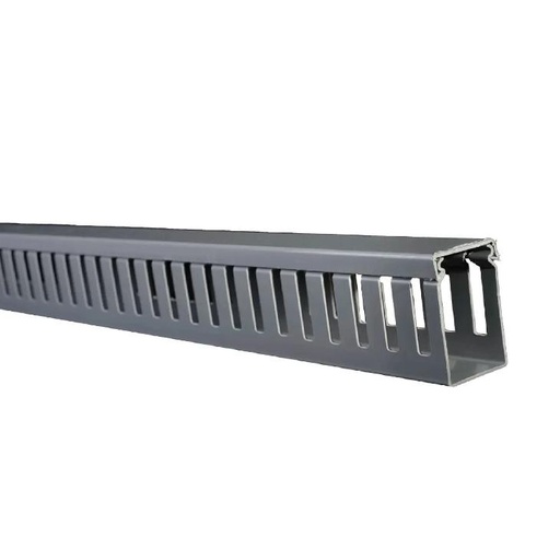 [RW-4060-GY] Canaleta Ranurada 40X60 2 mt largo gris (8)