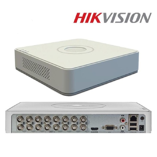 [DS-7116HGHI-F1/N] DVR HIKVISION 16 CH HD720P H.264 HASTA 18 CAMARAS