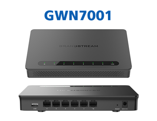 [GWN7001] GRANDSTREAM ROUTER FIREWALL VPN GIGABIT 6 PUERTOS