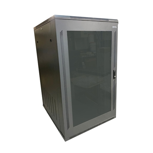 [0.0][GAP-3242CS-4BK] Gabinete 32"X42" 4 pies Puerta vidrio Linea Dynamic