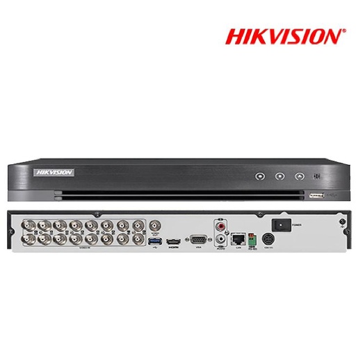 [0.0][DS-7216HQHI-M1/S] Hikvision Dvr 16 ch 4mg + 8 IP