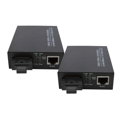 [2.0][FGG-BIDI-20] Kit Media Converters Bidi Gigabit 10/100/1000 SC 20km 
