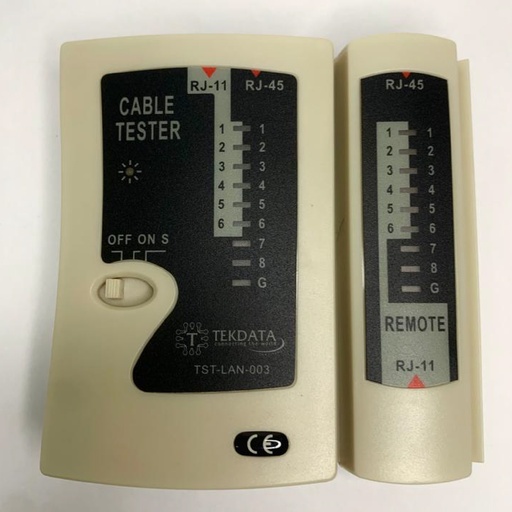 [15.0][TST-LAN-003] Lan Tester Rj45/Rj11 Garantia 30 Dias