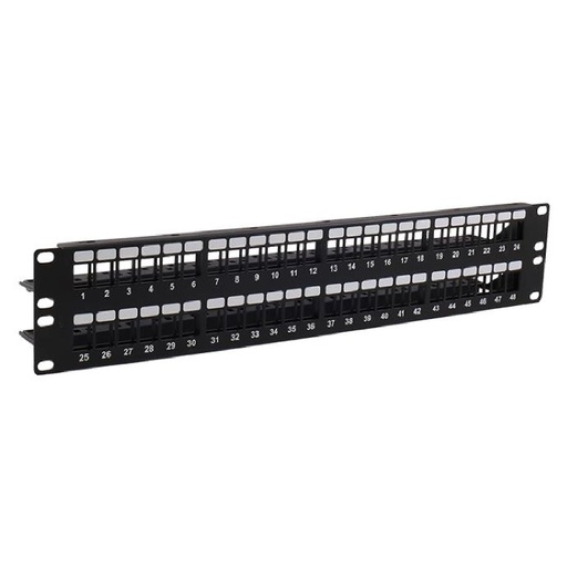 [0.0][PPM-486A-BK] PATCH PANEL MODULAR 48