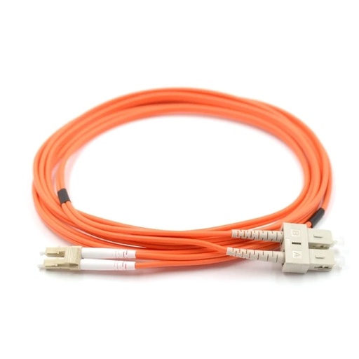 [34.0][FP2-LCSCM5-01] Patch  De Fibra Lc-Sc Multimodo 1Mt 50 Micrones Tekdata