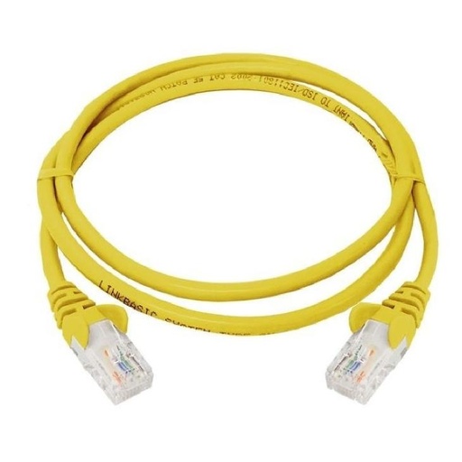 [16.0][PCU-E03M-YL] Patch Cord Cat5E Amarillo 3' Tekdata