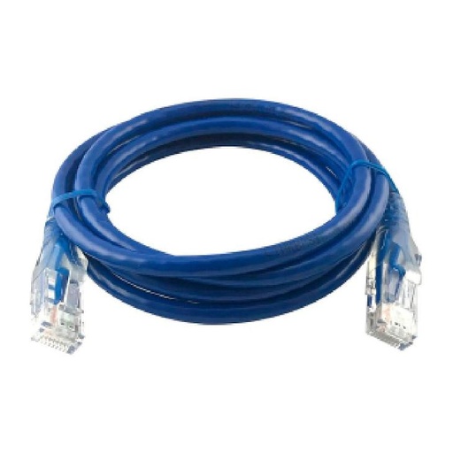 [PCU-E10M-BLX] Patch Cord Cat5E Azul Oscuro 10' Tekdata