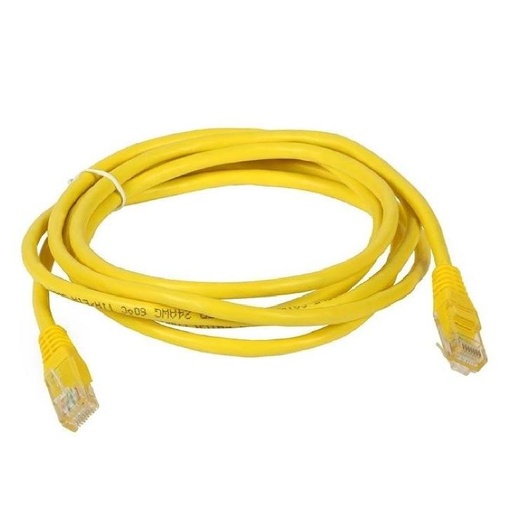 [175.0][PCU-610M-YL] Patch Cord Cat6 Amarillo 10' Tekdata