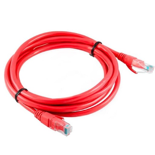 [PCU-610M-RD] Patch Cord Cat6 Rojo 10' Tekdata