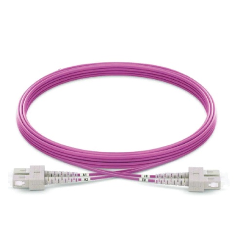 [11.0][FP2-SCSCM4-05] Patch Cord de Fibra Duplex SC-SC OM4 5mt