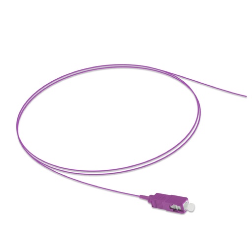 [72.0][FPT-SCM4-01] Pigtail de Fibra SC Multimodo om4  50 micrones 1 mt