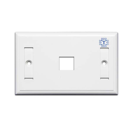 [7647.0][FPI-001-WH] Placa Con Id 1 Pos Blanca