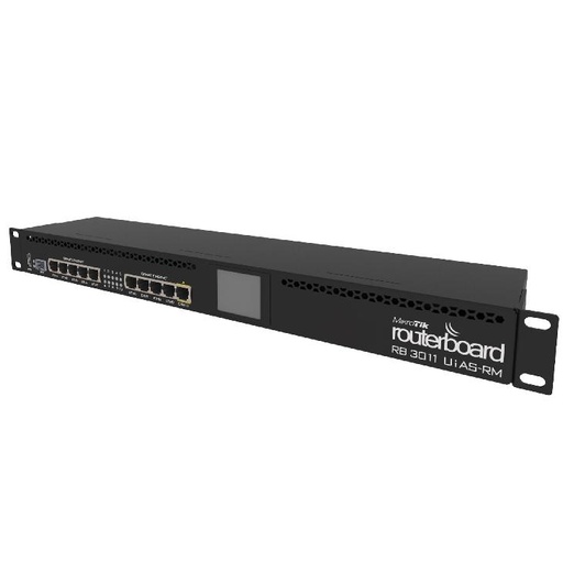 [0.0][MI-RB3011UIS-RM] RouterBoard Mikrotik  10x Gigabit, SFP, 3.0 USB 2x 1.4ghz 1Gb Ram