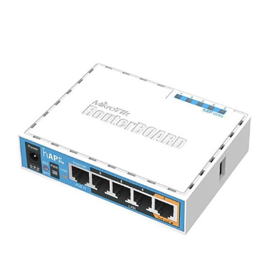 [MI-RB951UI-2ND] RouterBoard Mikrotik  Soho AP 5Xlan 2.4 Ghz wireless 