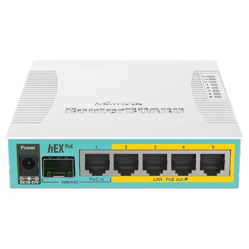[MI-RB960PGS] RouterBoard Mikrotik HEX  5Poe Ports 9W Gigabit