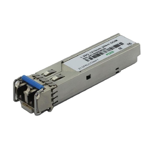 [16.0][SFP-SM-01-20] SFP MONOMODO 1.25G 1310NM 1000/LX 20K