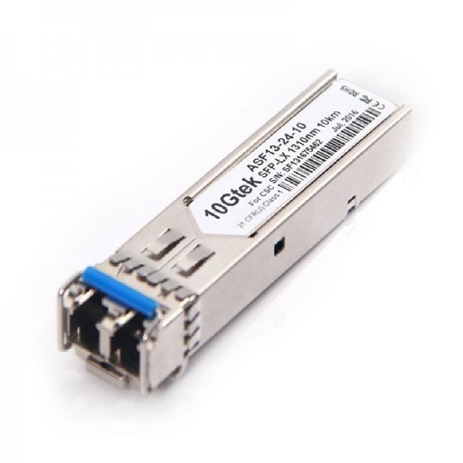 [ASF-13-24-10] SFP Minigibc 10Gtek Monomodo 10km para Ubiquiti