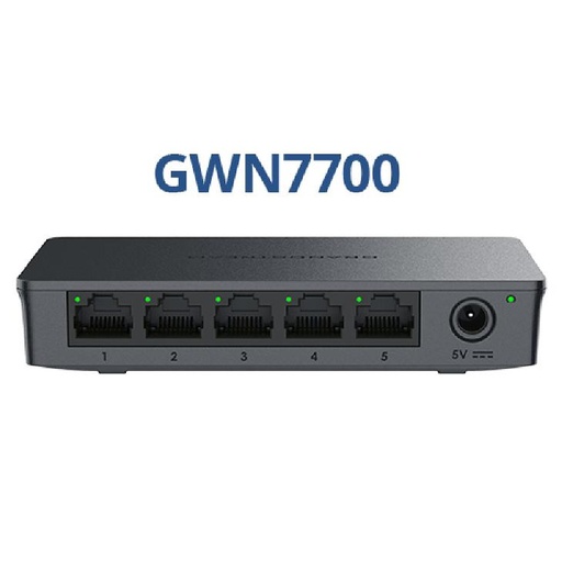 [5.0][GWN7700] SWITCH GRANDSTREAM GIGABIT 5 PUERTOS 10/100/1000
